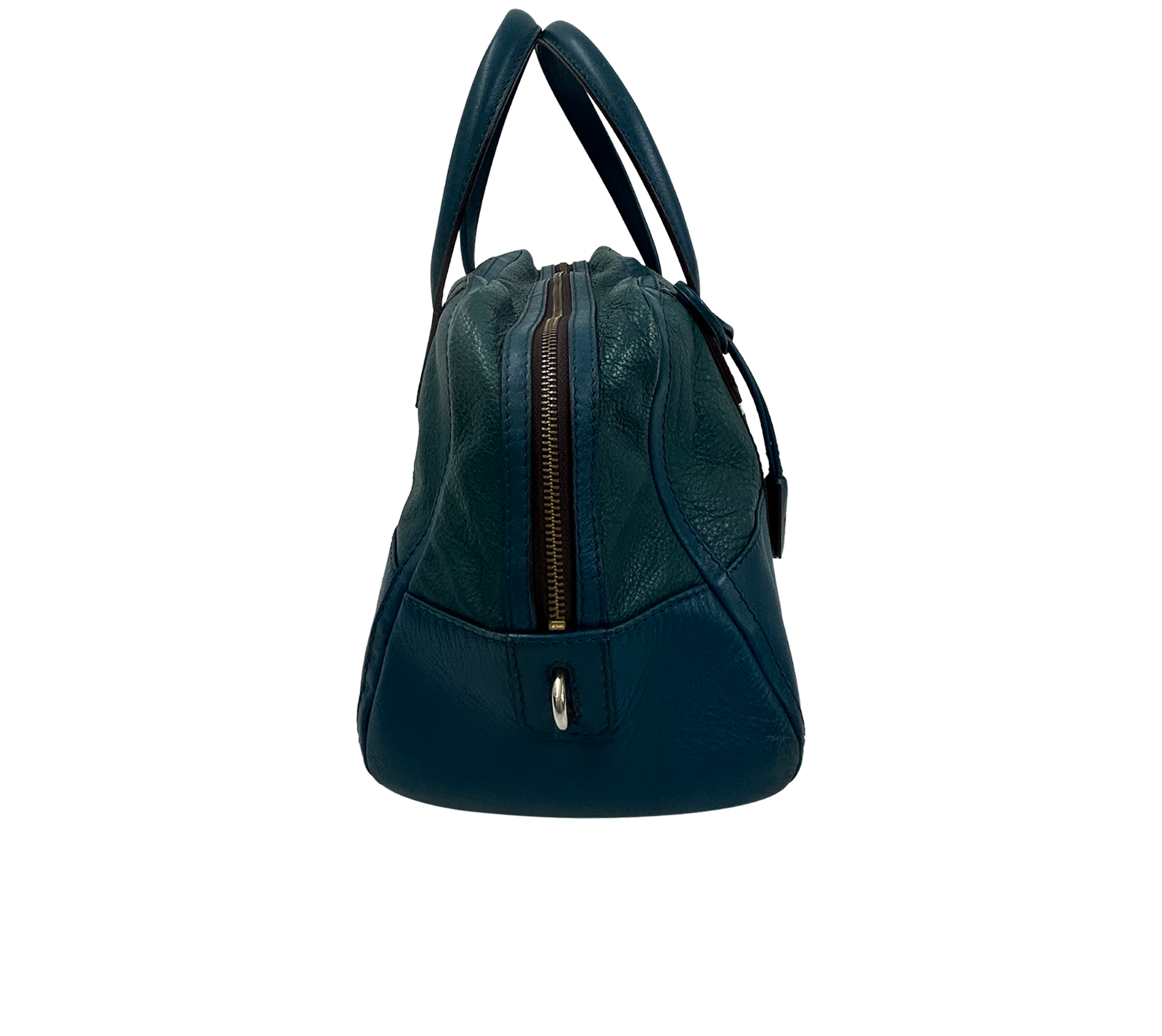 Bowler, 120&euro;, Bolso, Azul, Animal - Piel, Vista lateral